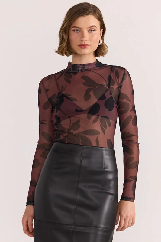 Olina Mesh Top