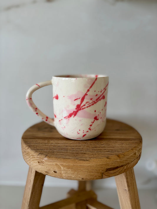 Splatter Mug – Red