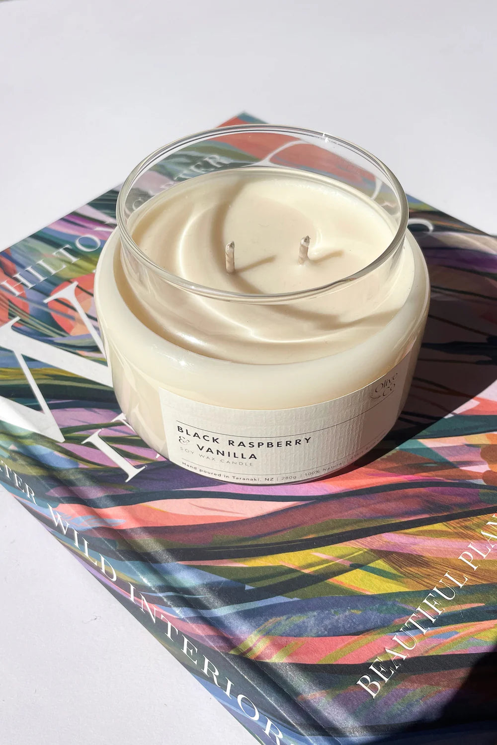 Black Raspberry & Vanilla Soy Wax Candle
