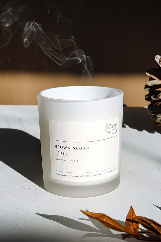 Brown Sugar & Fig Soy Wax Candle - 240g